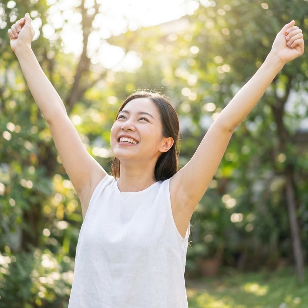 Tự tin khoe vùng da dưới cánh tay trắng mịn