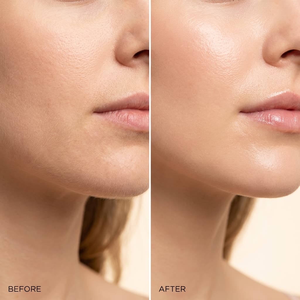 Trước và Sau khi triệt lông mặt