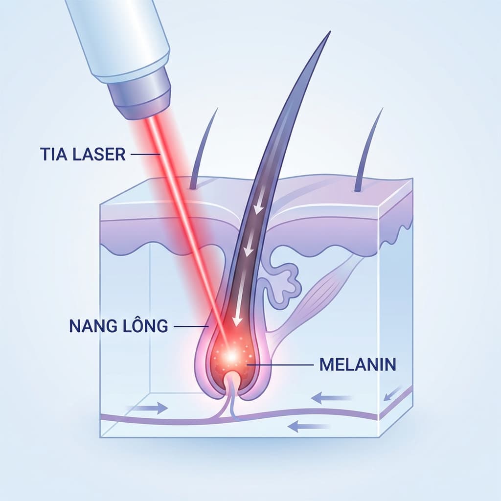 Quang Nhiệt Phân Ly: Khoa Học Đằng Sau Triệt Lông