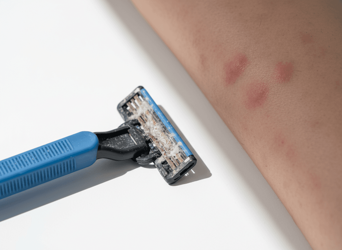 Dao cạo cùn gây vi chấn thương lặp lại