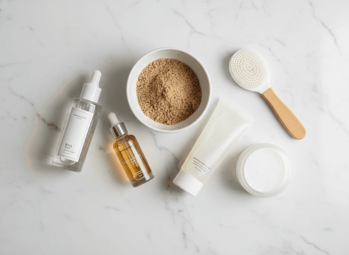 Tẩy da chết quá mức gây viêm vi thể