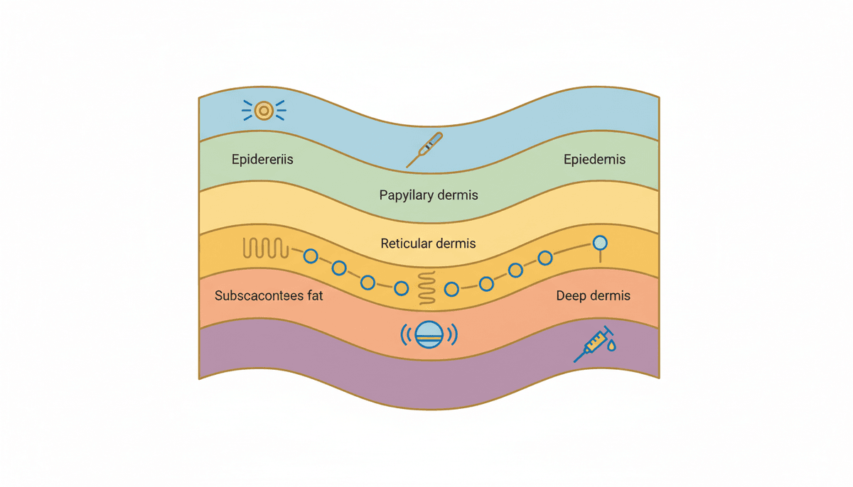 So sánh 5 công nghệ trẻ hóa da theo độ sâu tác động