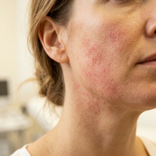 Da mẩn đỏ khi đổi mỹ phẩm — mất khả năng dung nạp