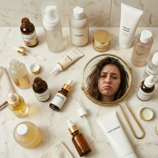 Skincare products that failed to treat recurring acne