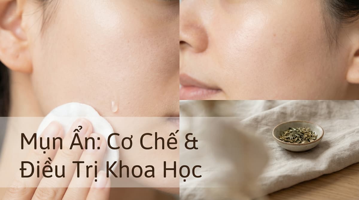 Mụn ẩn và cơ chế hình thành dưới da