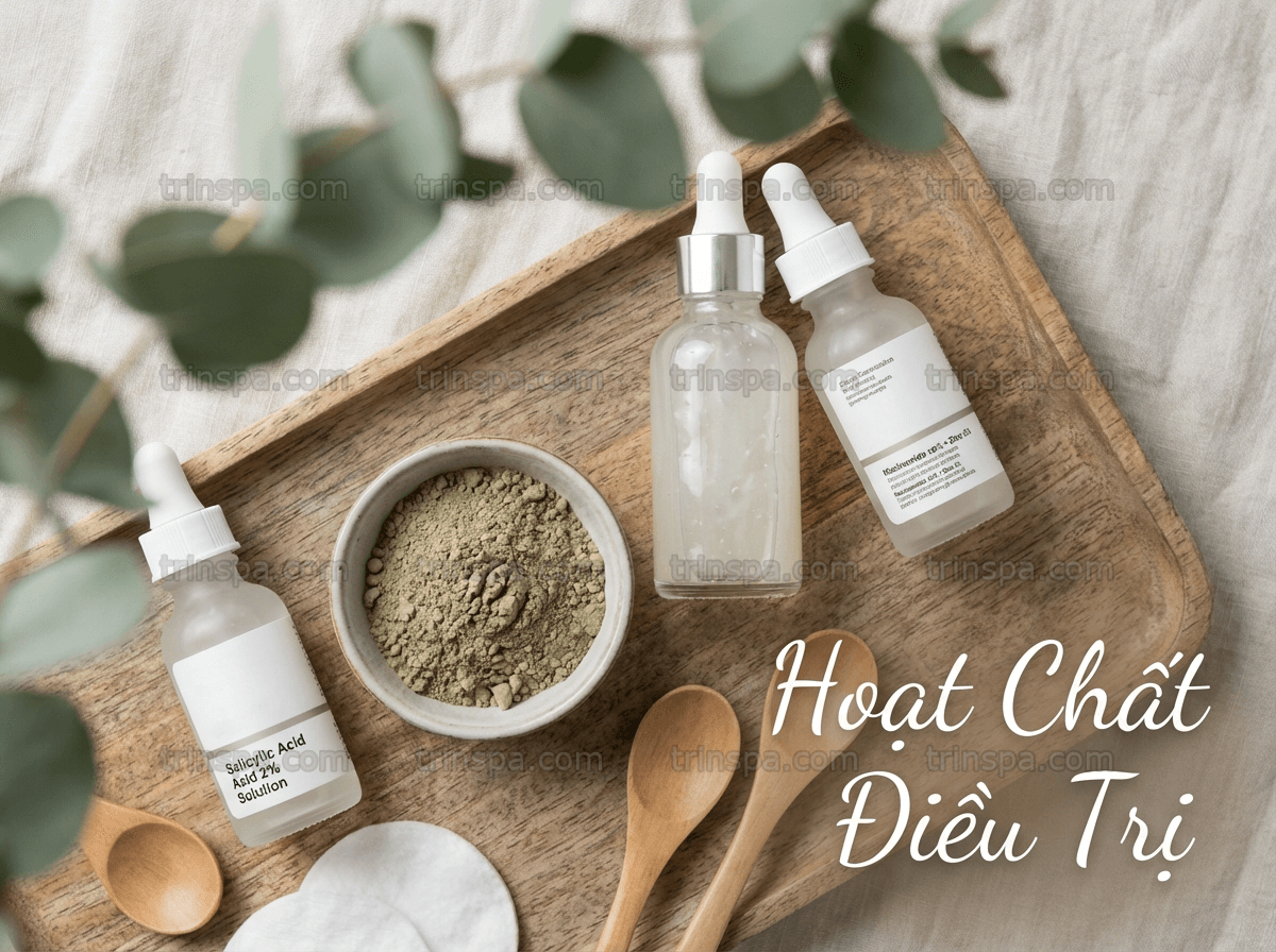 Minh họa mụn đầu đen và quá trình oxy hóa