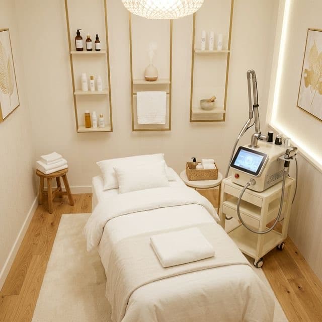 Phòng điều trị triệt lông Diode Laser tại TriN Spa